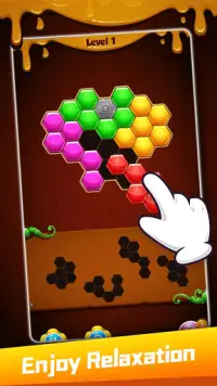 Lucky Puzzle Hexa - ألعاب سوبر بلوك Screen Shot 2