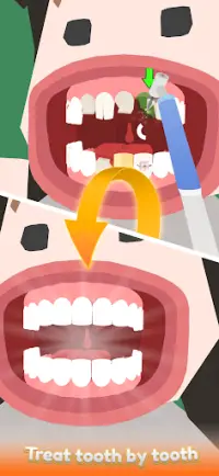 Idle Dentist! Doctor Simulator Games, Run Hospital Screen Shot 1