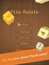 Tile Puzzle - Classic Sliding Tile 15 puzzle Screen Shot 6