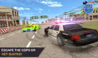 Police Car vs Gangster Car Chase- NY Cop Duty 2019 Screen Shot 2