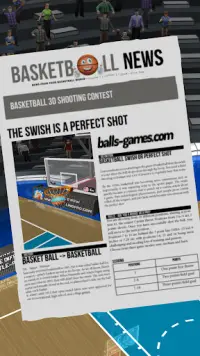 Basketball 3D Shooting Contest, real free shootout Screen Shot 23