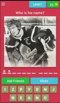 Quiz hockey player Canada Screen Shot 0