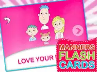 Manners Anak Flash Cards Screen Shot 6