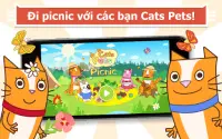 Cats Pets Picnic! Game Giáo Dục & Trò Chơi Cho Bé! Screen Shot 6