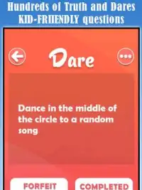 Truth or Dare Kids - Party Games For Kids & Teens Screen Shot 1