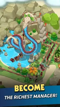Idle Prehistoric Park - Theme Park Tycoon Screen Shot 4