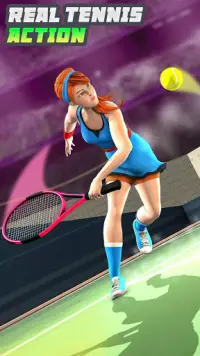 Dunia Tenis 3D Online: Gratis Olahraga Permainan Screen Shot 0