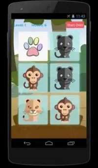 Kids memory game: Animals Screen Shot 1