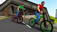 Dachu rowerów Stunt Rider 3D Screen Shot 18