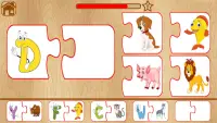 Animal Matching Puzzle for Kids-Name,Food,Home,Mom Screen Shot 6