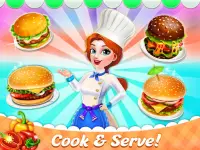 Burger maker Fast Food nhà bếp trò chơi Screen Shot 1