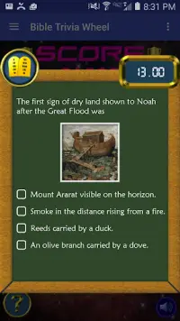 Bible Trivia Wheel - Bible Quiz Game Screen Shot 3