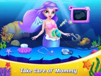 Mermaid Mom & Baby Care Game Screen Shot 1