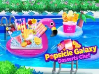 Rainbow Ice Pops & Ice Cream Jogos de Culinária Screen Shot 0