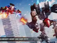 Robot Transformation City Wars - Fire Truck Sim Screen Shot 16