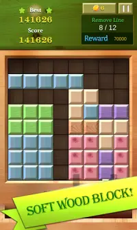 Block Puzzle Wood 88 : Free Screen Shot 0