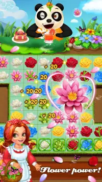 Blossom Splash Match 3 Screen Shot 1