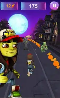 Zombie Subway Halloween Runners Screen Shot 2