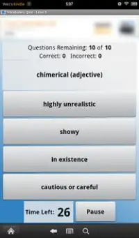 English Vocabulary Level 5 Screen Shot 1