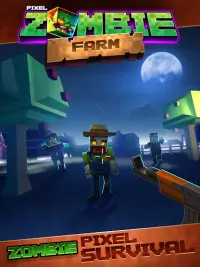 Zombie pixel farm survival Screen Shot 1