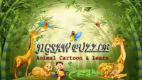 Jigsaw Puzzles - Kartun Hewan Dan Belajar Screen Shot 1