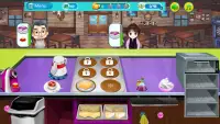 カフェストーリーカフェゲーム - コーヒーショップレストランゲーム スター シェフレストラン Screen Shot 3