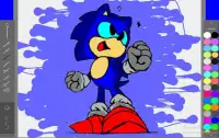 coloring sonic Screen Shot 0