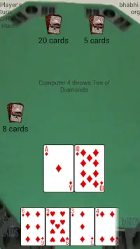 Bhabhi Card Game Screen Shot 2