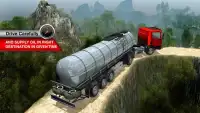 Oil Tanker Fuel Transporter Truck Sim : hill Climb Screen Shot 8