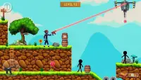 Stick Man: Shooting Game Screen Shot 1