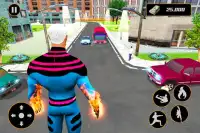 Flying Torch Hero City Crime Battle Screen Shot 10