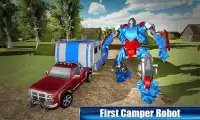 Super Robot Transformation Camper Van Truck Driver Screen Shot 3