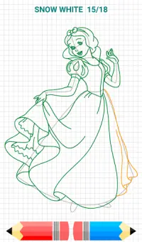 Cómo Dibujar Princesas Screen Shot 10