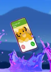 Fake call from the lion Kingdom the Simulator Screen Shot 2