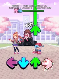 Funkin music game - Senpai Monika mod Screen Shot 5
