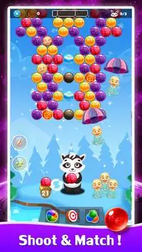 Twin Ipin Bubble Shooter Rescue Screen Shot 3