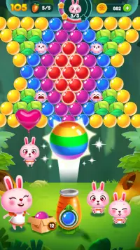 Bubble Bunny: Animal Forest Shooter Screen Shot 4