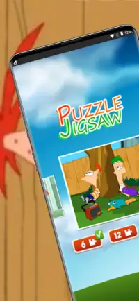 phineas and ferb Puzzle Jigsaw Screen Shot 1