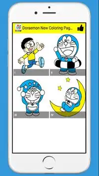 Doraemon Coloring Page For Kids Screen Shot 1