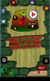 Flappy Witch Screen Shot 3