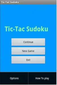 Tic-Tac Sudoku Screen Shot 1