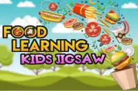 Food Learning Kids Jigsaw Game Screen Shot 0