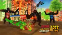 Grand Apes Age VS Superhero Robots Survival War 3D Screen Shot 0