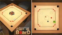 Multiplayer Carrom Board : Real Pool Carrom Game Screen Shot 2