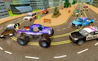 Modern Police Chasing Monster Truck : Cop Escape Screen Shot 6