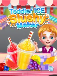 Toddler Slush Maker Games: Ice Candy Slush Maker Screen Shot 1