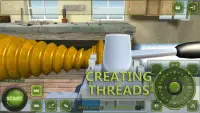 Lathe Machine 3D: Milling & Turning Simulator Game Screen Shot 3