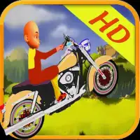 Upin motorcycle Ipin game Screen Shot 0
