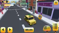 Block Car Taxi Simulator Screen Shot 0