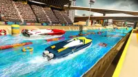 Barco de água velocidade Corrida Simulator Screen Shot 0